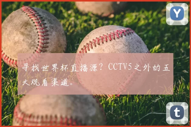 寻找世界杯直播源?CCTV5之外的五大观看渠道。