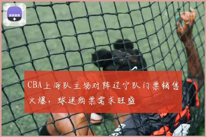 CBA上海队主场对阵辽宁队门票销售火爆，球迷购票需求旺盛